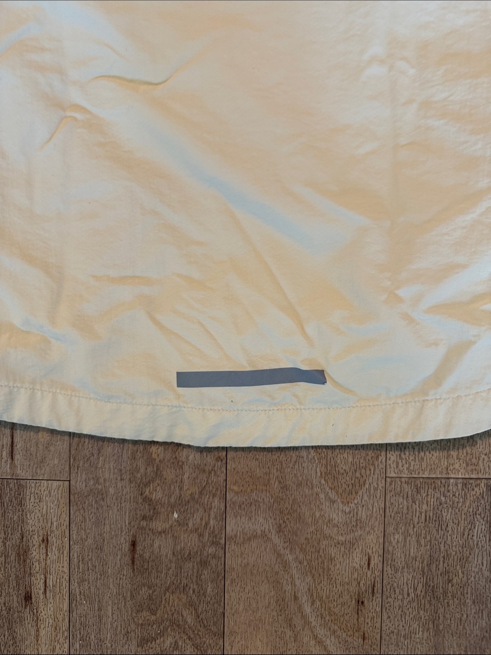 RARR Beige Anorak Pullover Jacket with White Sleeve Accent Sz. M - Picture 9 of 14